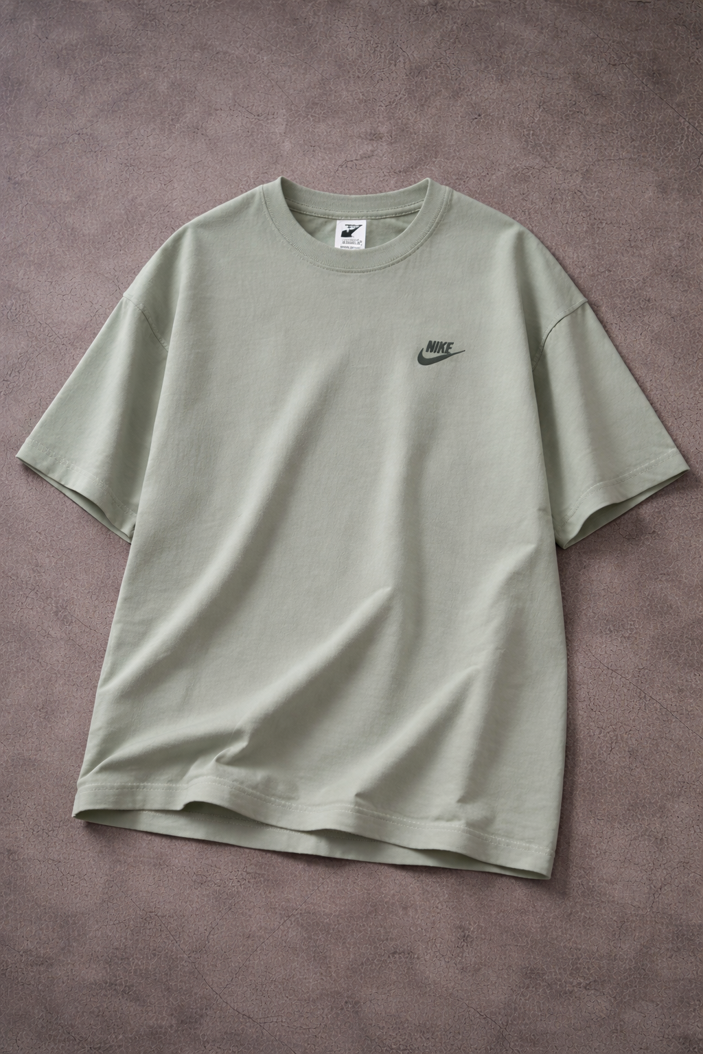 Nike Logolu "Sage Green" Oversize Tişört