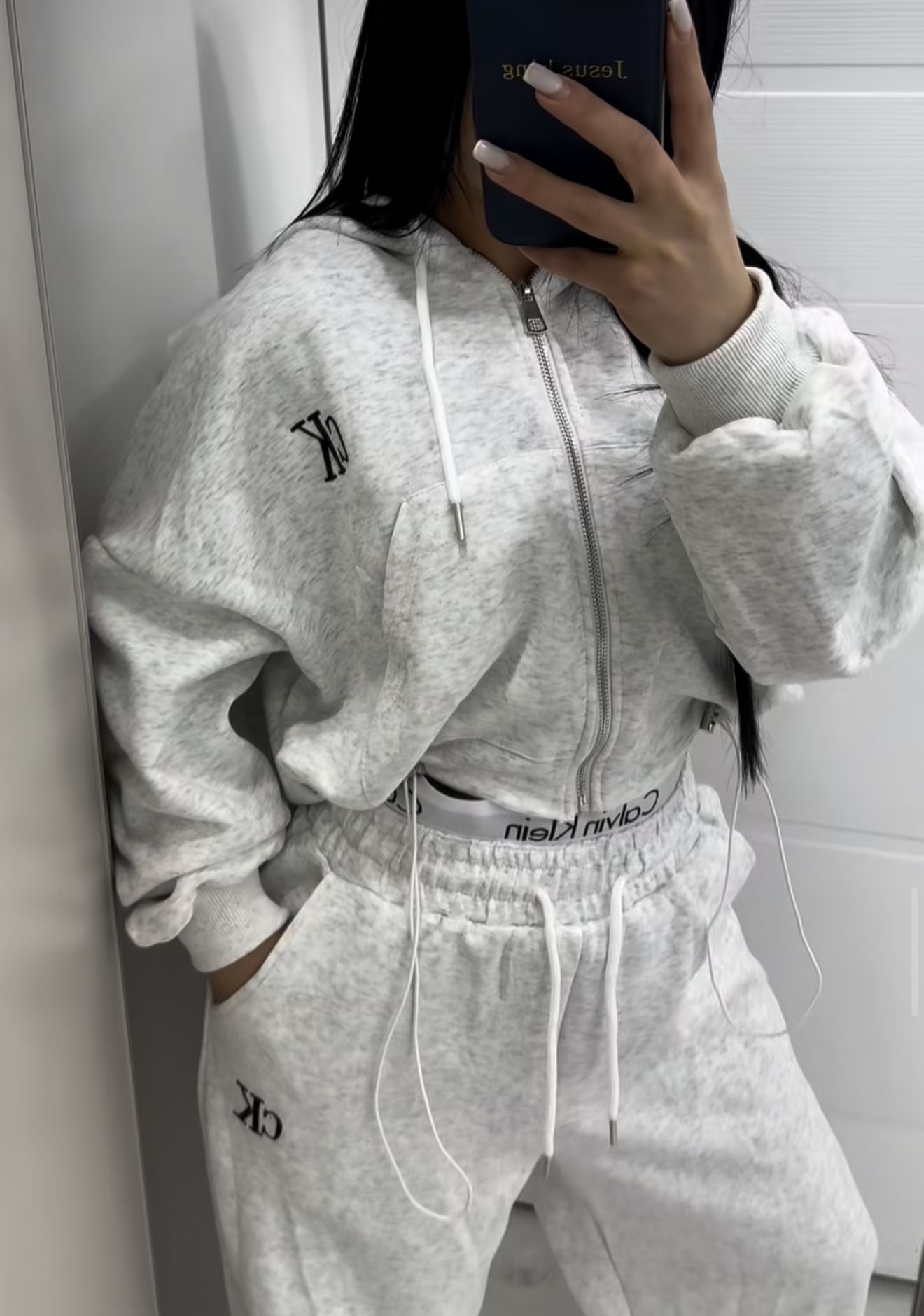 Calvin Klein Gri eşofman takımı