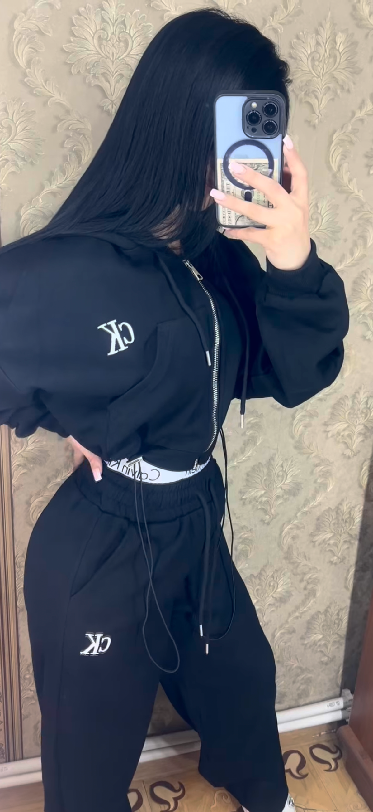 Calvin Klein siyah eşofman takımı
