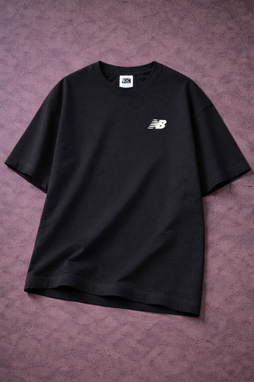 New Balance  Logolu "City Style" Siyah Oversize Tişört